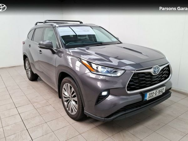 Toyota Highlander Estate, Petrol Hybrid, 2022, Grey