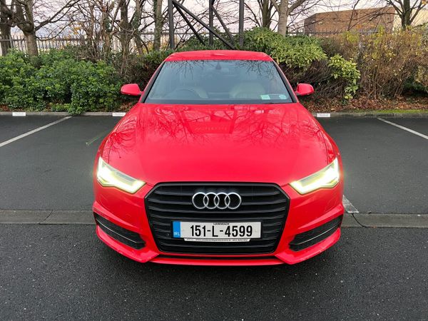 Audi A6 Saloon, Diesel, 2015, Red