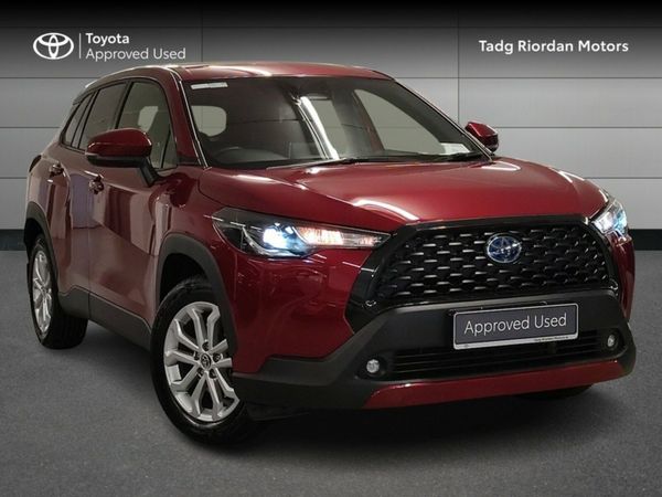 Toyota Corolla Cross SUV, Petrol Hybrid, 2023, Red