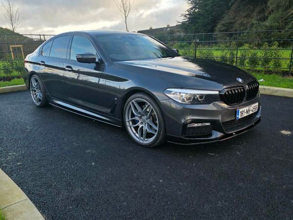 BMW 5-Series Saloon, Petrol Plug-in Hybrid, 2018, Grey