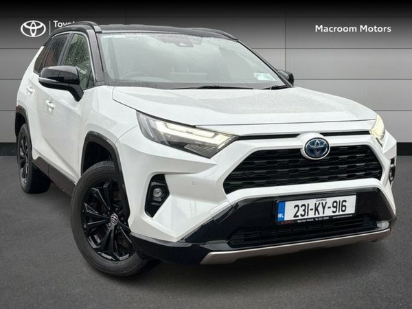Toyota RAV4 SUV, Petrol Hybrid, 2023, White