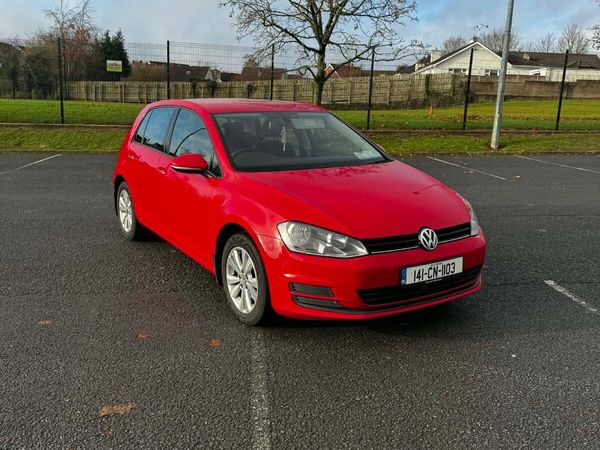 Volkswagen Golf Hatchback, Diesel, 2014, Red