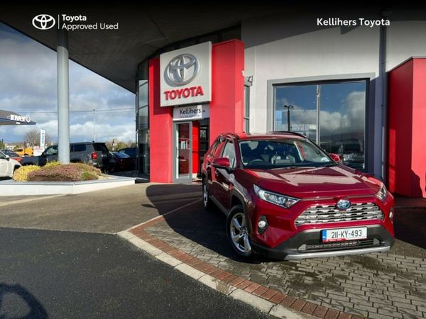 Toyota RAV4 SUV, Petrol Hybrid, 2021, Red