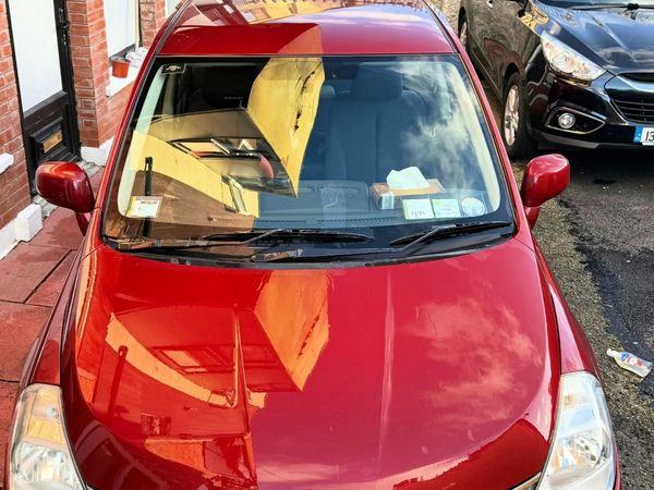 Nissan Tiida Saloon, Petrol, 2008, Red