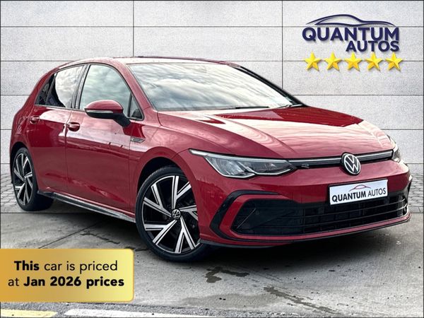 Volkswagen Golf Hatchback, Petrol, 2021, Red