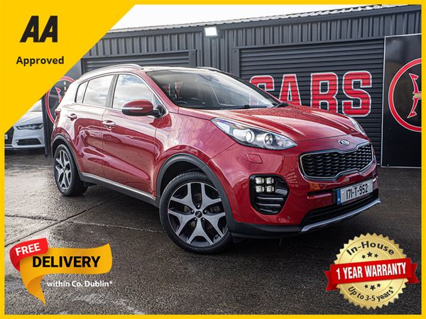 Kia Sportage SUV, Diesel, 2017, Red