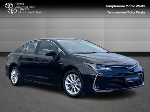 Toyota Corolla Saloon, Petrol Hybrid, 2022, Black