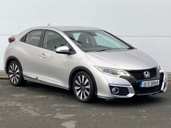 Honda Civic Hatchback, Petrol, 2015, Grey