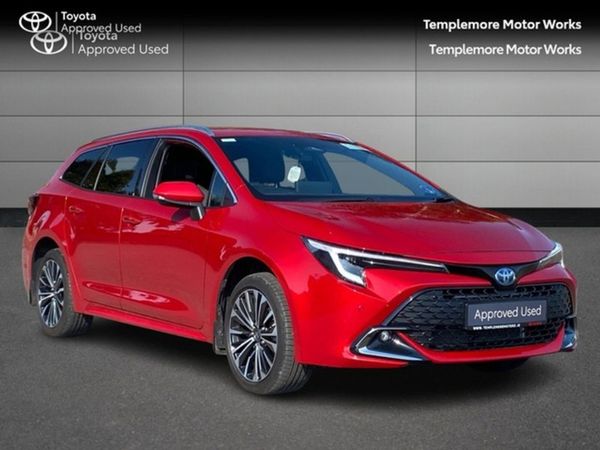 Toyota Corolla Estate, Petrol Hybrid, 2024, Red