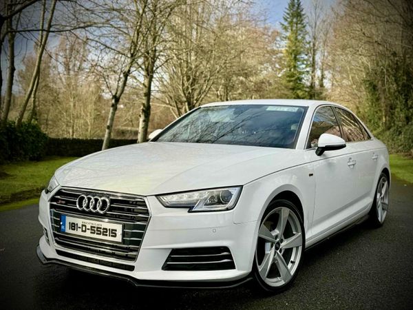 Audi A4 Saloon, Diesel, 2018, White