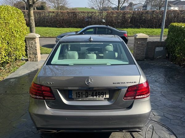 Mercedes-Benz E-Class Saloon, Diesel Hybrid, 2015, Silver