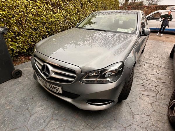 Mercedes-Benz E-Class Saloon, Diesel Hybrid, 2015, Silver