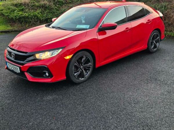 Honda Civic Hatchback, Petrol, 2017, Red