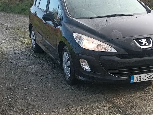 Peugeot 308 Estate, Diesel, 2009, Black