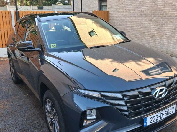 Hyundai Tucson SUV, Petrol Hybrid, 2022, Blue