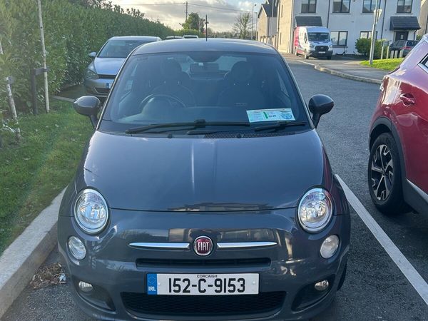 Fiat 500 Hatchback, Petrol, 2015, Grey