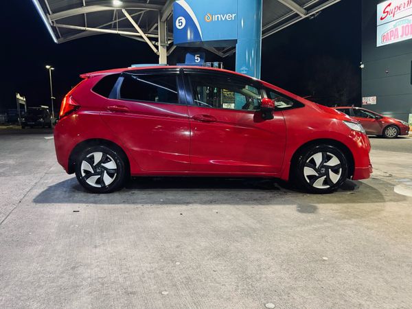 Honda Fit Hatchback, Petrol Hybrid, 2015, Red