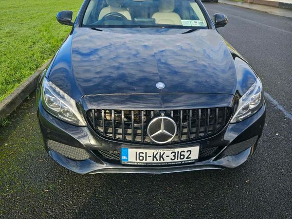 Mercedes-Benz C-Class Saloon, Petrol Plug-in Hybrid, 2016, Black