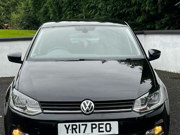 Volkswagen Polo Hatchback, Diesel, 2017, Black