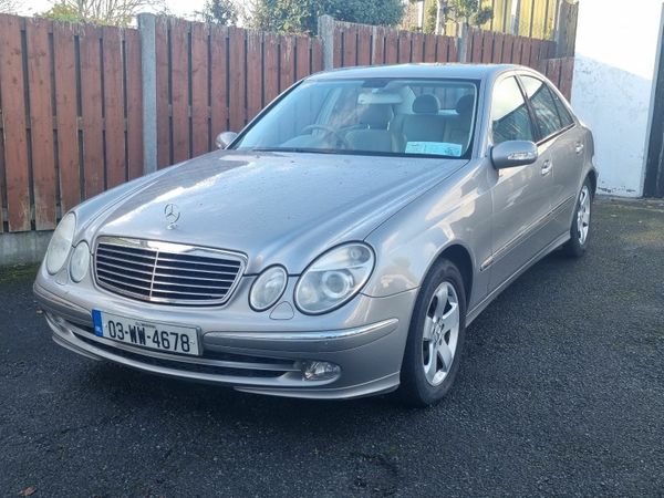 Mercedes-Benz E-Class Saloon, Petrol, 2003, Silver