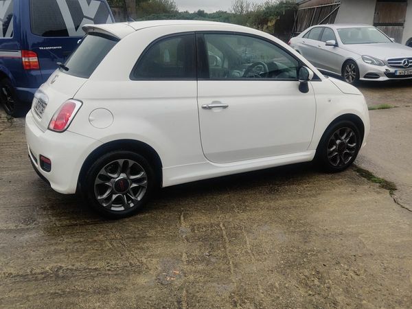 Fiat 500 Hatchback, Petrol, 2013, White