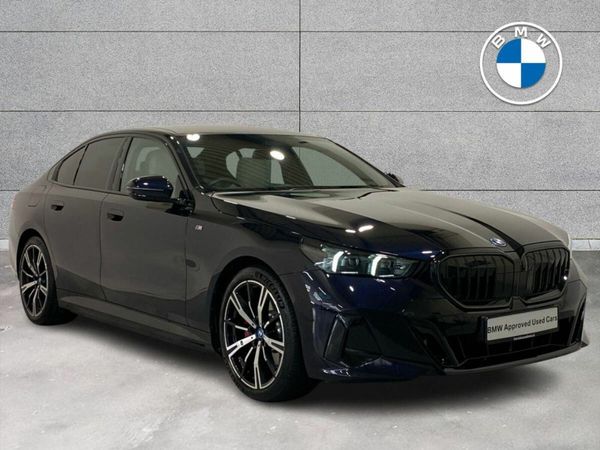BMW 5-Series Saloon, Petrol Plug-in Hybrid, 2024, Black