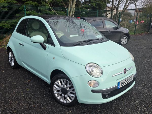 Fiat 500 Hatchback, Petrol, 2015, Green