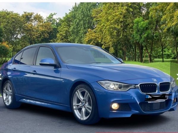 BMW 3-Series Saloon, Diesel, 2015, Blue