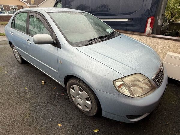 Toyota Corolla Saloon, Petrol, 2005, Blue