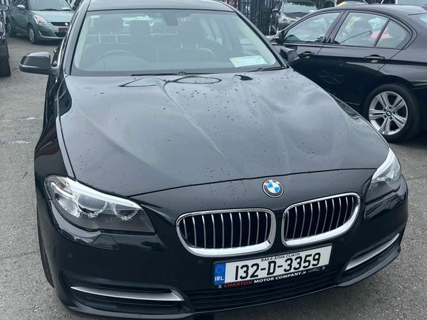 BMW 5-Series Saloon, Diesel, 2013, Black