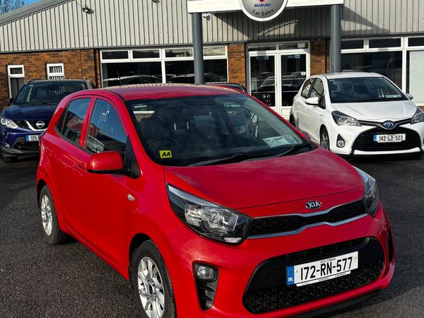 Kia Picanto Hatchback, Petrol, 2017, Red