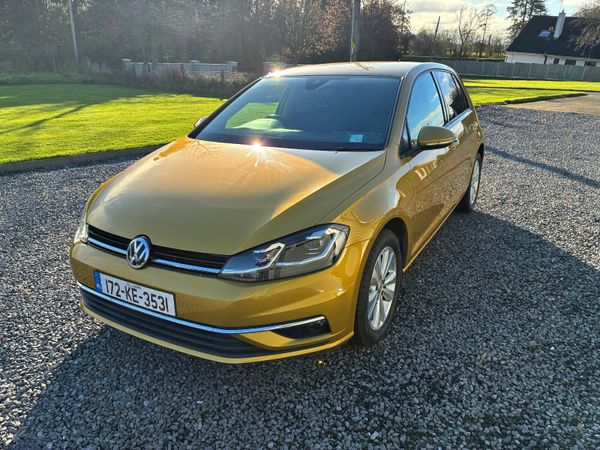 Volkswagen Golf Hatchback, Petrol, 2017, Gold