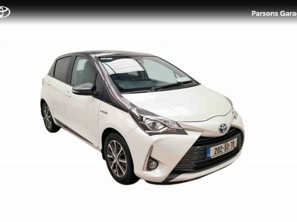 Toyota Yaris Hatchback, Petrol Hybrid, 2020, White