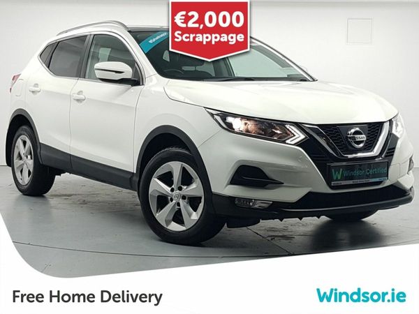 Nissan Qashqai MPV, Petrol, 2018, White