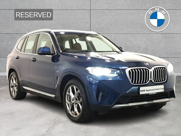 BMW X3 SUV, Petrol Plug-in Hybrid, 2022, Blue