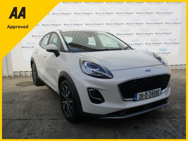 Ford Puma MPV, Petrol Hybrid, 2021, White
