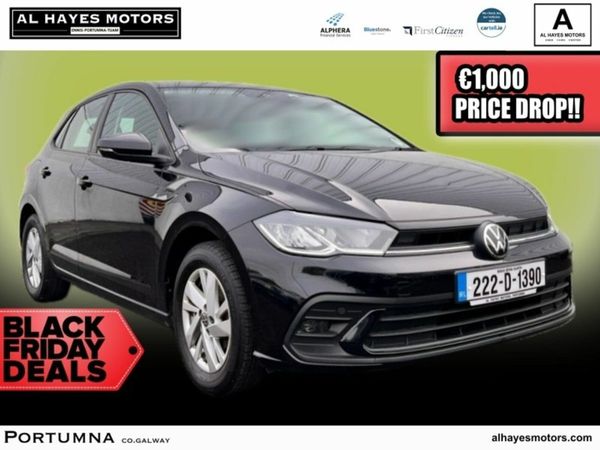 Volkswagen Polo Hatchback, Petrol, 2022, Black