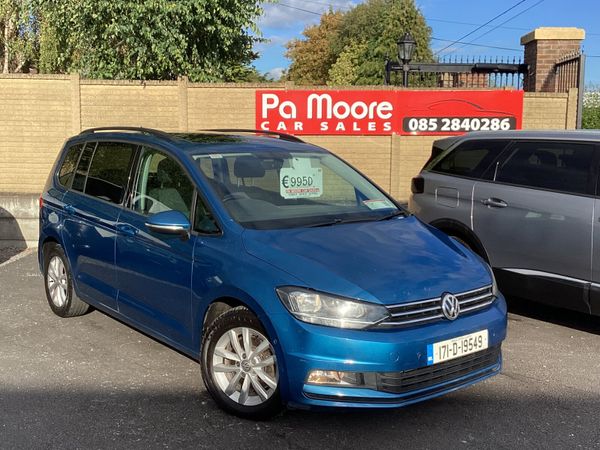 Volkswagen Touran MPV, Diesel, 2017, Blue