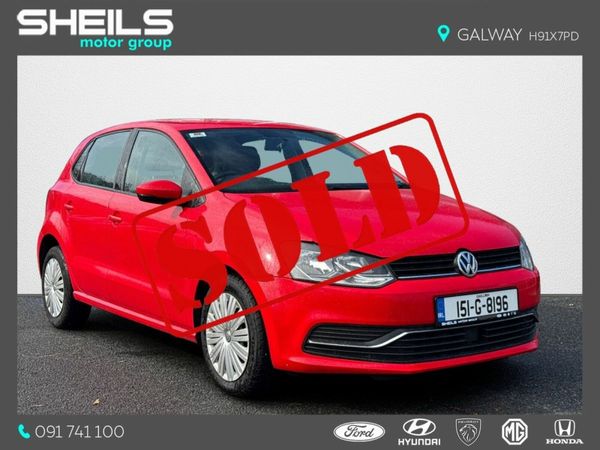 Volkswagen Polo Hatchback, Petrol, 2015, Red