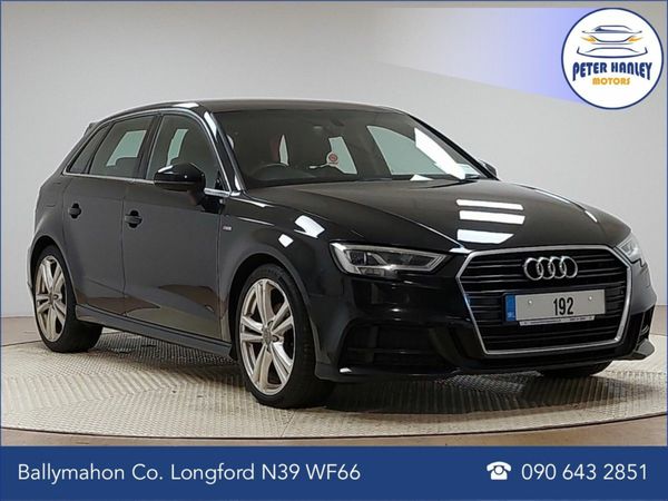 Audi A3 Hatchback, Diesel, 2019, Black
