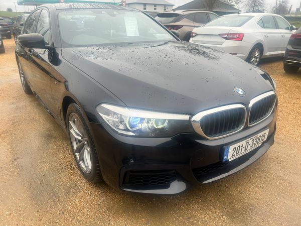 BMW 5-Series Saloon, Diesel Hybrid, 2020, Black