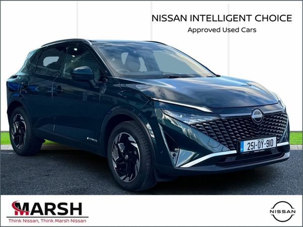 Nissan Qashqai MPV, Petrol Hybrid, 2025, Green
