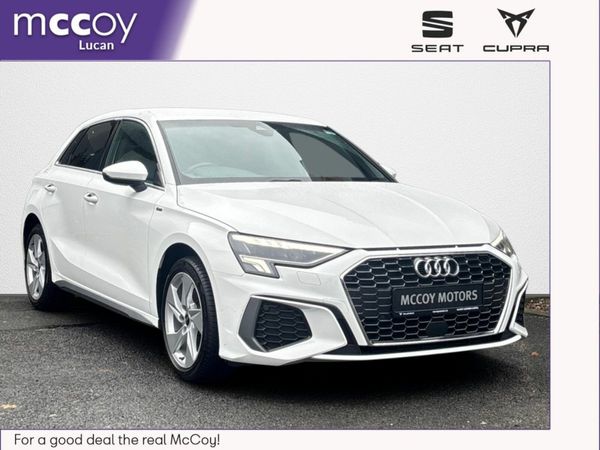 Audi A3 Hatchback, Petrol Plug-in Hybrid, 2024, White