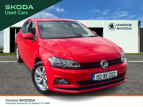 Volkswagen Polo Hatchback, Petrol, 2019, Red