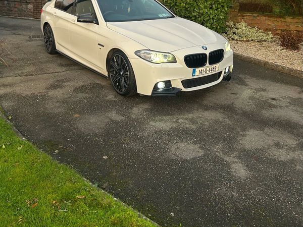 BMW 5-Series Saloon, Diesel, 2014, White
