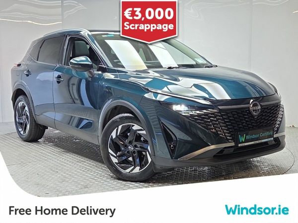 Nissan Qashqai MPV, Petrol Hybrid, 2025, Green