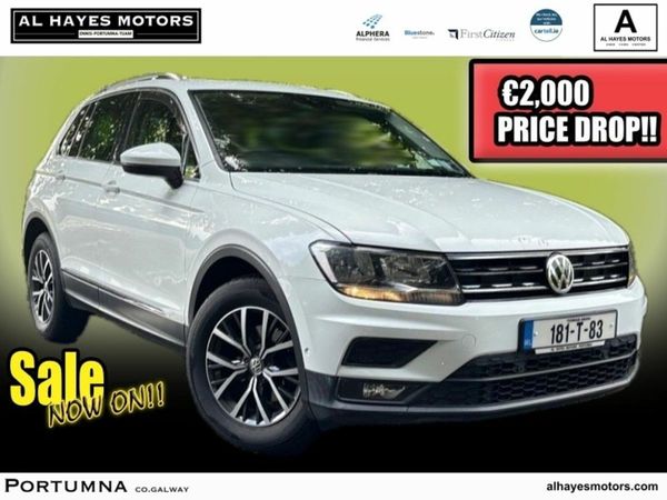 Volkswagen Tiguan SUV, Diesel, 2018, White