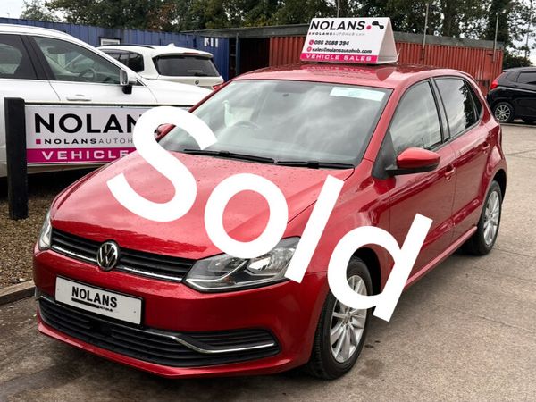 Volkswagen Polo Hatchback, Petrol, 2015, Red
