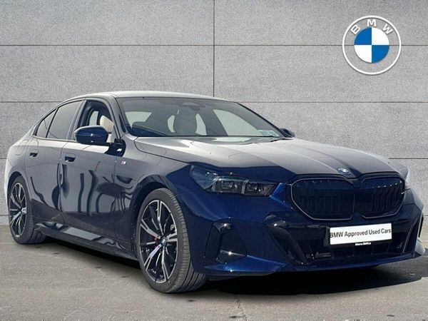 BMW 5-Series Saloon, Petrol Plug-in Hybrid, 2025, Blue