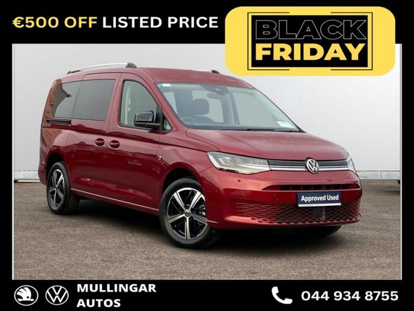 Volkswagen Caddy Maxi Life MPV, Diesel, 2025, Red
